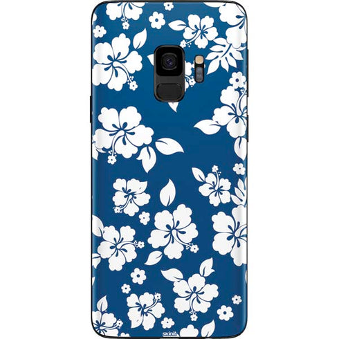 Blue and White Galaxy S9 Skin